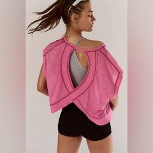 Free People Movement My Time Tee - Pink / Dragonfruit